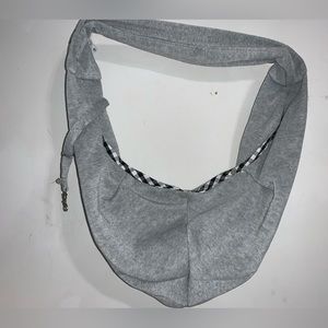 Dog Cat Gray Sling Bag Pet Carrier Holder